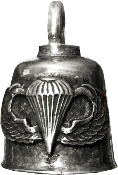 Paratrooper Gremlin Bell - Bronze Sculpture Clipart (700x700), Png Download