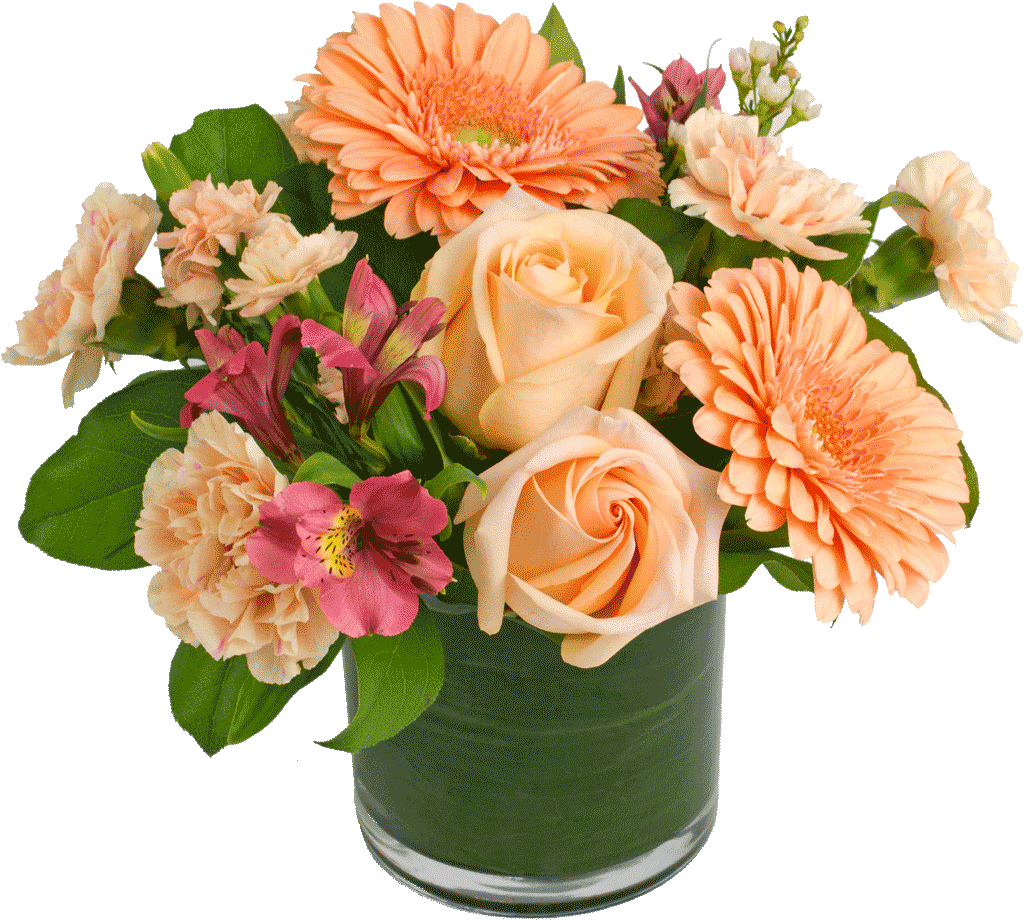 Just Peachy Bouquet - Bouquet Clipart (1024x1024), Png Download