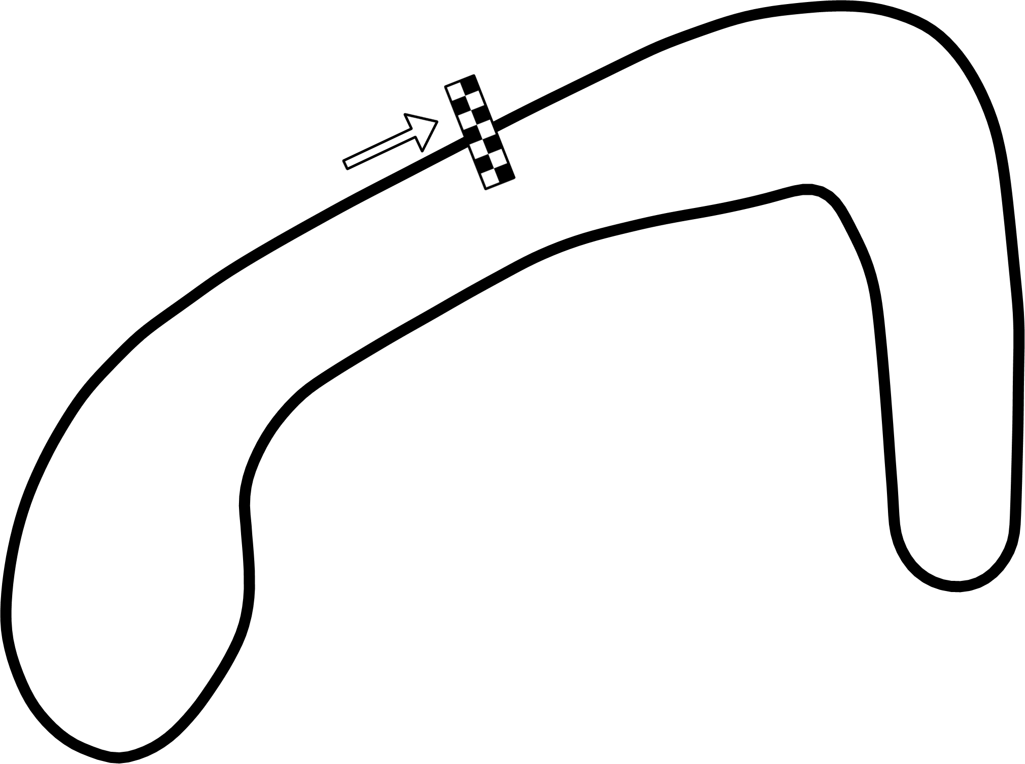 Indy Layout - Line Art Clipart (2020x1506), Png Download