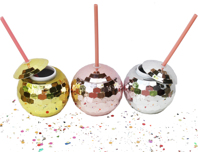 *new* Disco Ball Drink Tumbler - Disco Ball Clipart (640x640), Png Download