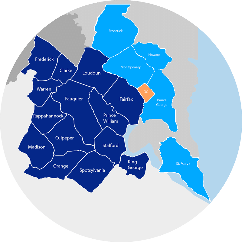 More Cities - Greater Washington Dc Area Clipart (800x800), Png Download