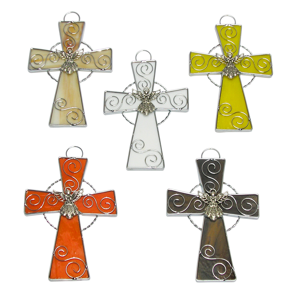 Ba90 Cruces De Vitral - Cross Clipart (982x992), Png Download