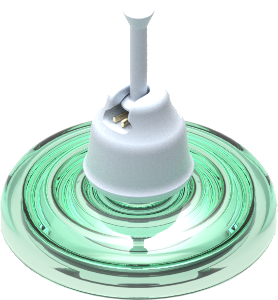 Isolador Tipo Disco Suspensão 10″ Concha-bola Tipo - Joystick Clipart (800x600), Png Download