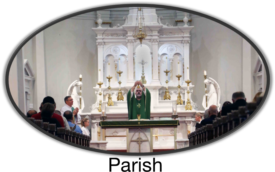Weekend Mass Schedule - Parish Clipart (1000x600), Png Download