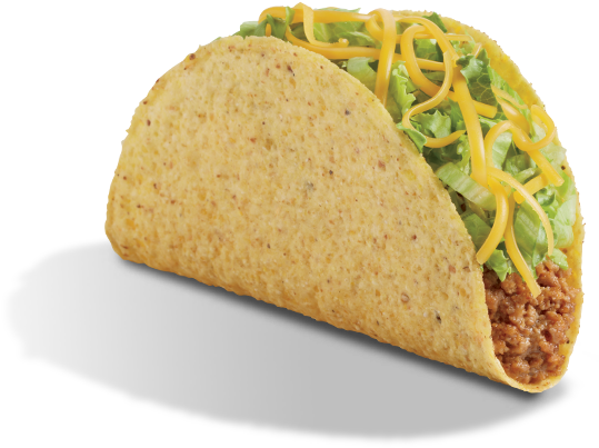 Taco Png Crispy - Del Taco Taco Tuesday Clipart (860x480), Png Download