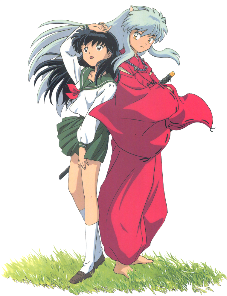 Inuyasha And Kagome - Inuyasha And Kagome Png Clipart (770x1000), Png Download
