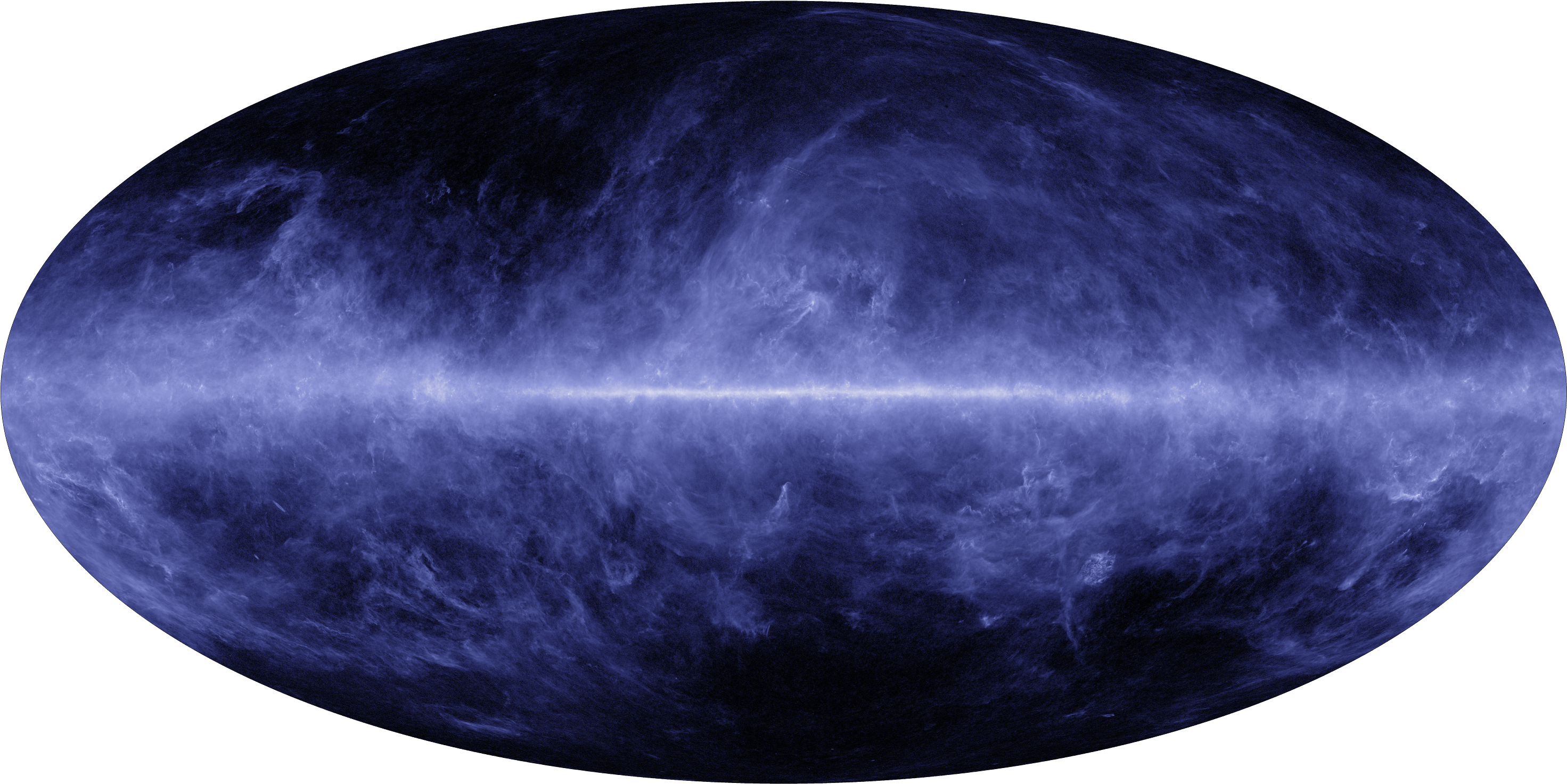 Dustcol 3000 Moll - Planck Satellite Clipart (3000x1500), Png Download