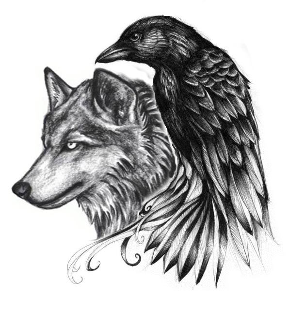 Drawing Tattoo Back - Transparent Wolf Tattoo Png Clipart (698x658), Png Download