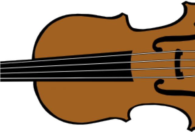 Violin Clipart Brown - Violin Clip Art - Png Download (640x480), Png Download