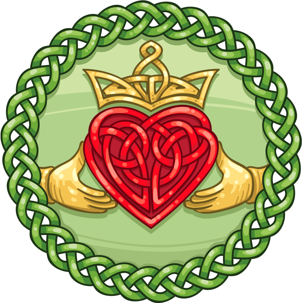 Claddagh - 3d Print Variable Infill Clipart (1024x1024), Png Download