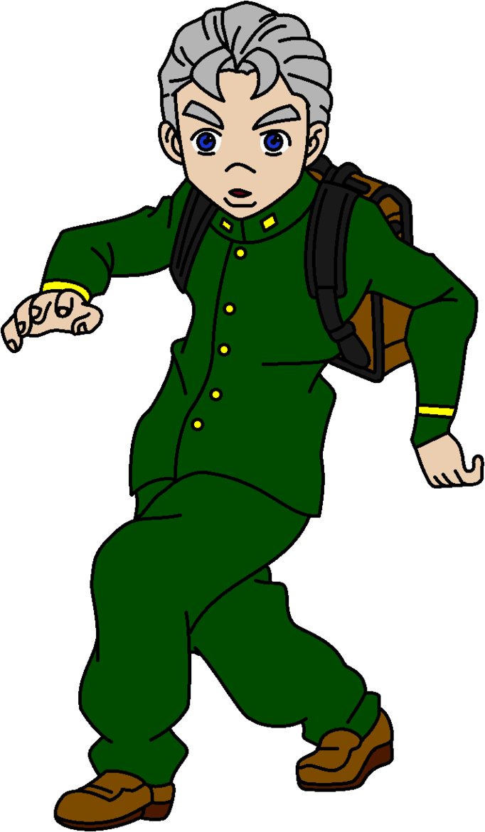 Koichi Pose Png - Jojo's Bizarre Adventure Meme Stand Clipart (682x1171), Png Download