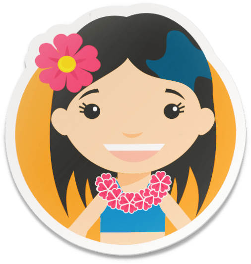 Hawaiana - Cartoon Clipart (611x611), Png Download