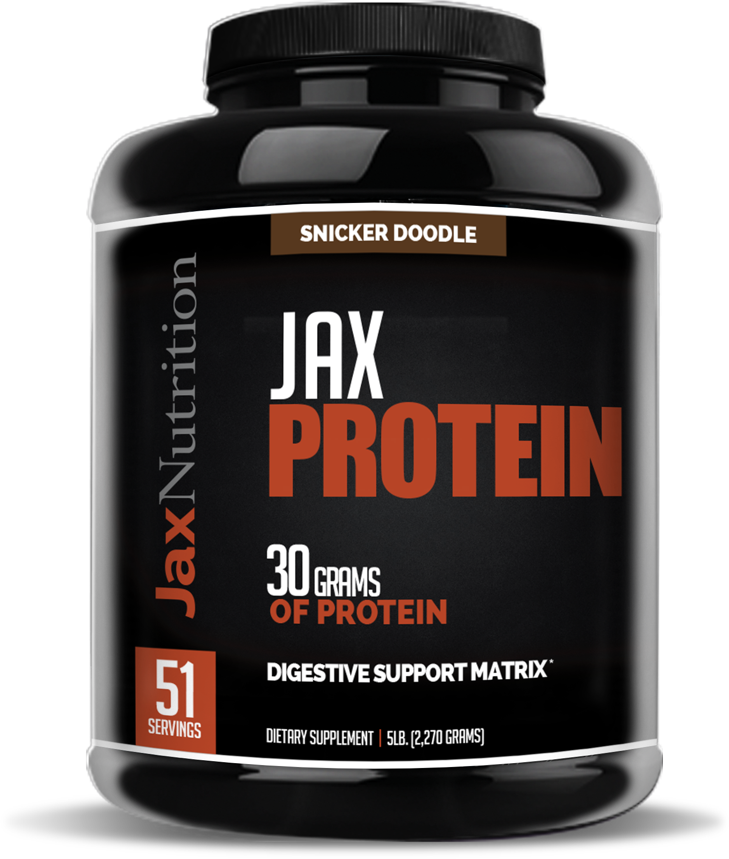 Jax Protein Snicker Doodle - Bodybuilding Supplement Clipart (2100x2100), Png Download