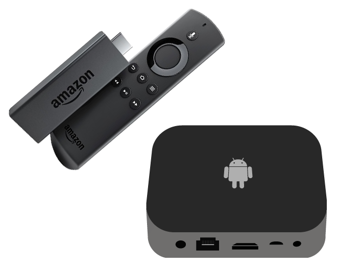 Firestick Andro - Firestick And Android Box Clipart (690x564), Png Download