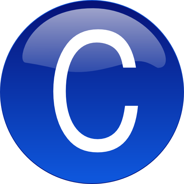 Image Transparent Download Blue Clip Art At Clker Com - Blue C Clipart - Png Download (600x600), Png Download