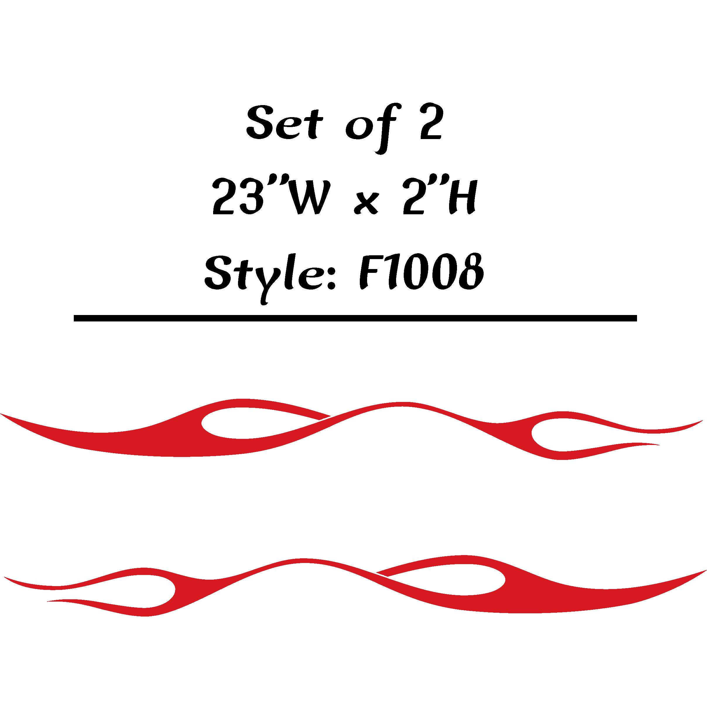 Vehicle Tribal Flames Vinyl Decal Sticker Car Truck - Poster Clipart (2415x2415), Png Download