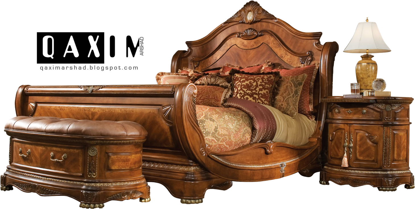 High Definition Furniture Images Free Transparent In - Solid Wood Sleigh Bed Frame Clipart (1600x1015), Png Download