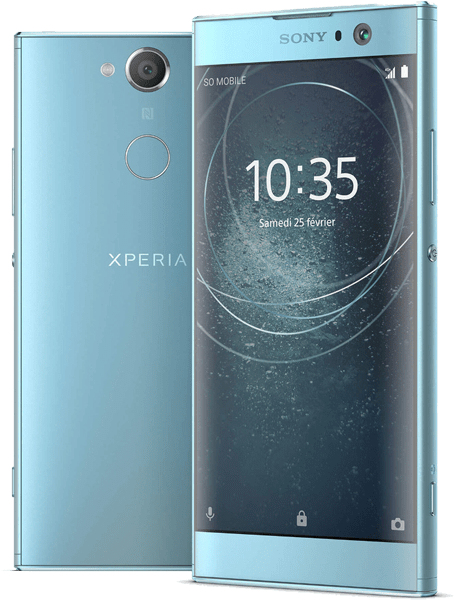 Sony Xa2 With Amazon Fire Tv Stick Contract - Sony Xperia Xa2 Blu Clipart (800x600), Png Download