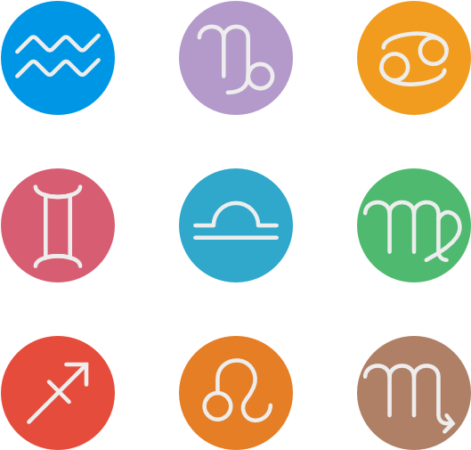 Symbol Set - Icon For Astrology Clipart (600x564), Png Download