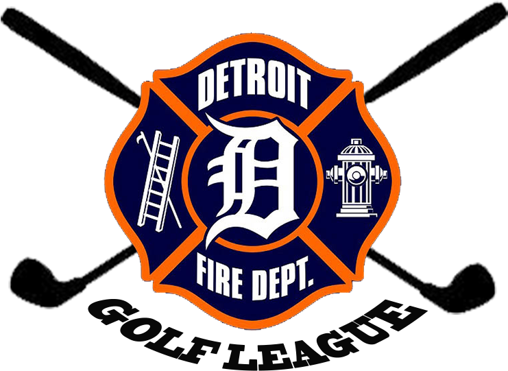 Dfd Golf League Logo Png Cropped - Detroit Fire Department Logo Clipart (740x551), Png Download
