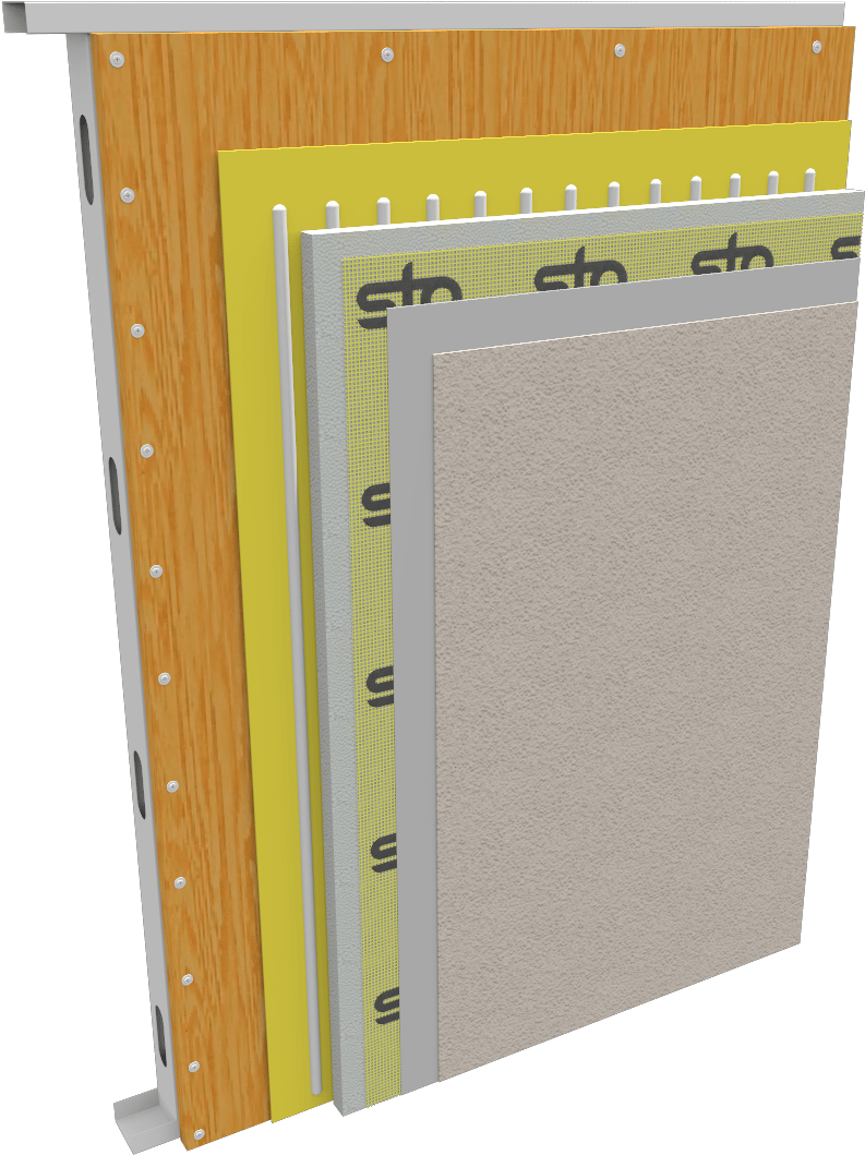 Stotherm® Ci Hi Ply 1177 Sm & Lm Eifs System - Plywood Clipart (842x1122), Png Download