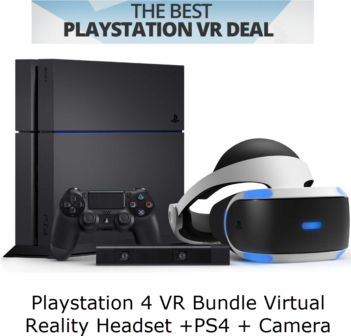 Playstation 4 And Vr Bundle Clipart (1200x1200), Png Download