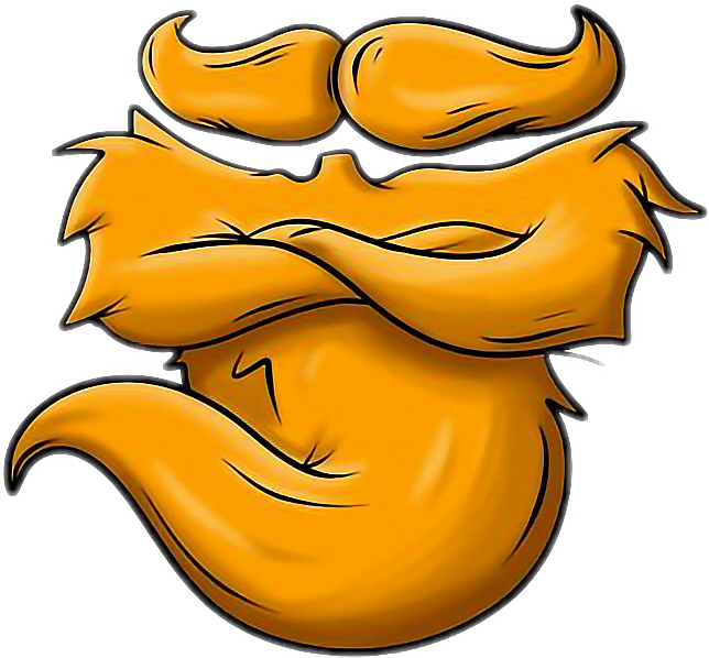 #mustache #beard #facialhair #comic #hair #clipart - Png Download (644x598), Png Download