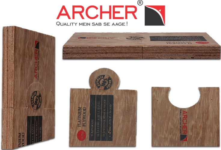 Comparison Between Archer Platinum And Leading Plywood - Archer Plywood Clipart (735x500), Png Download