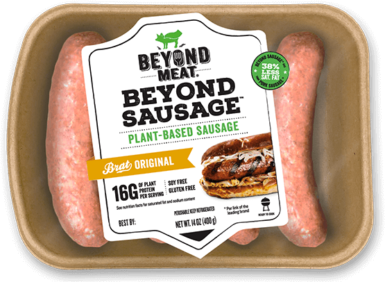 Beyond Sausage® Brat Original - Beyond Meat Brats Clipart (647x476), Png Download