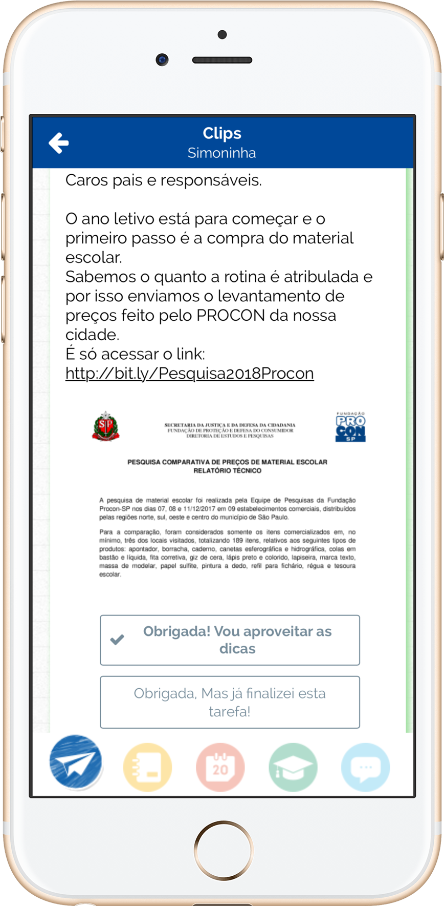 Lista De Material Escolar Link Pesquisa Procon - Exemple Canvas Facebook Gif Clipart (2000x2000), Png Download