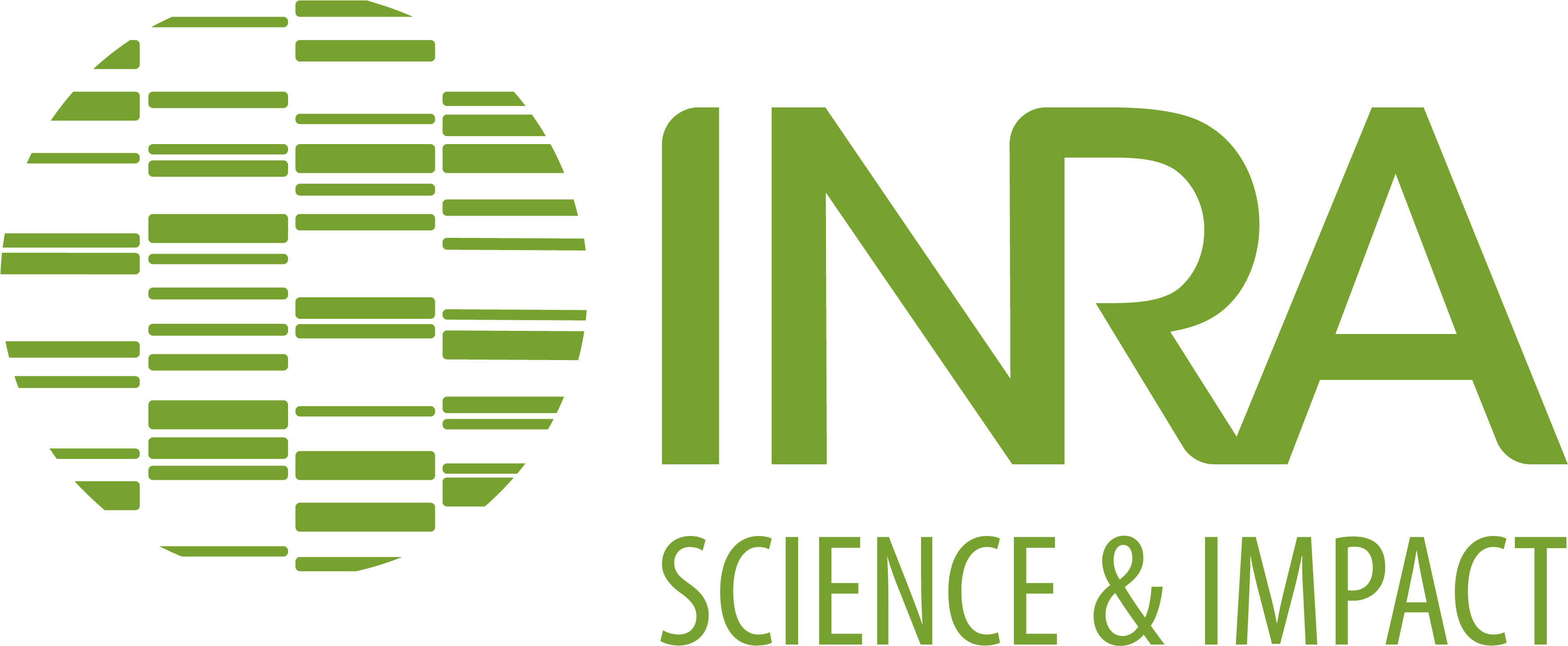 Logotype Inra Transparent - Logo Inra Science Et Impact Clipart (3508x1438), Png Download