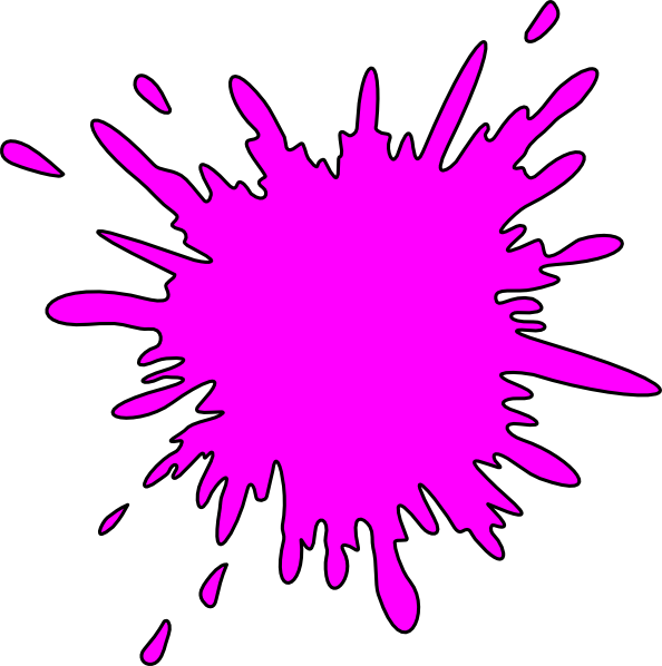Chewing Gum Popped Bubble - Splash Clip Art - Png Download (594x598), Png Download