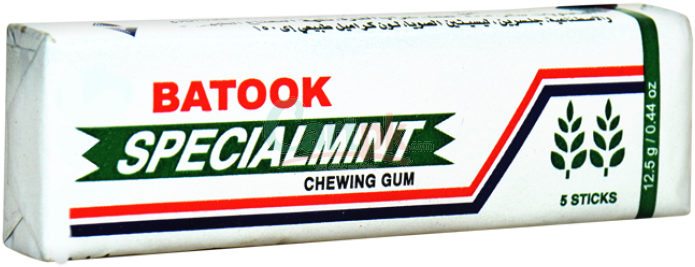 Batook Specialmint Chewing Gum - Chewing Gum Clipart (860x1120), Png Download