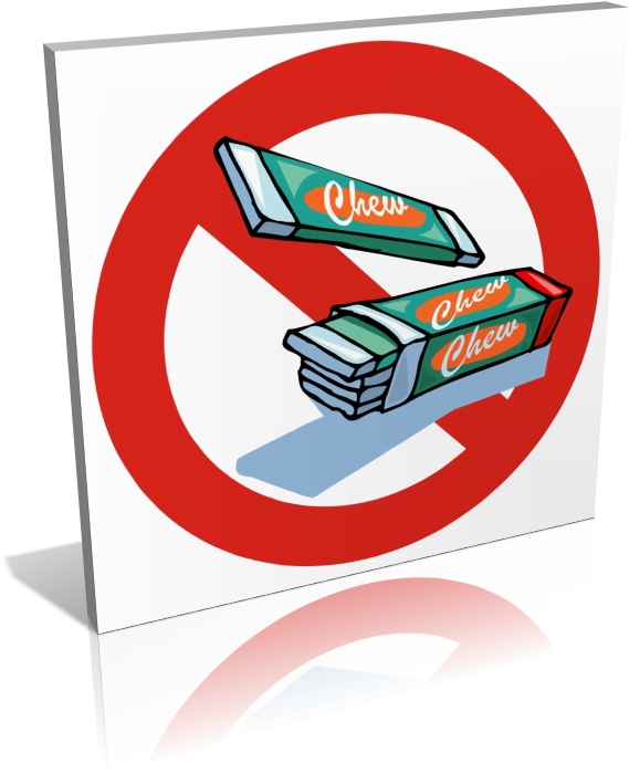 Panneau Chewinggum Interdit Chewing Gum Clipart Large Size Png Image PikPng