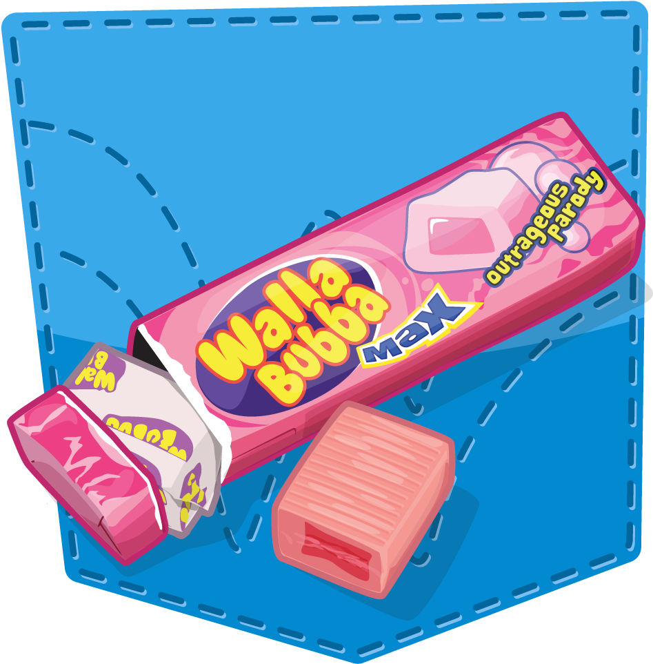 Chewing Gum - Snack Cake Clipart (1024x1024), Png Download