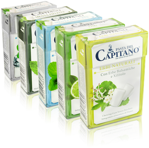 Gum, With Fluorine And Xylitol, Supports Optimal Oral - Pasta Del Capitano Clipart (640x640), Png Download