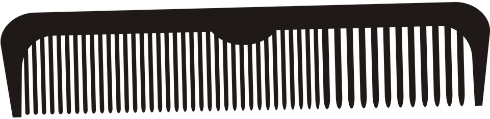 Comb Barber Vector Clipart (960x480), Png Download