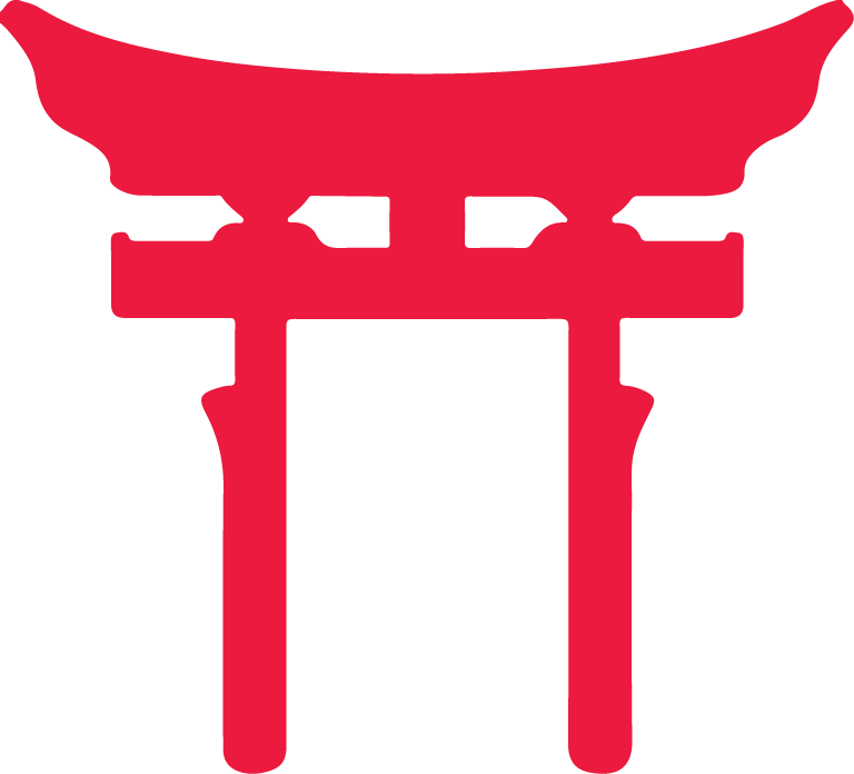 2 Pictorial Symbols - - Torii Gate Symbol Clipart (768x696), Png Download