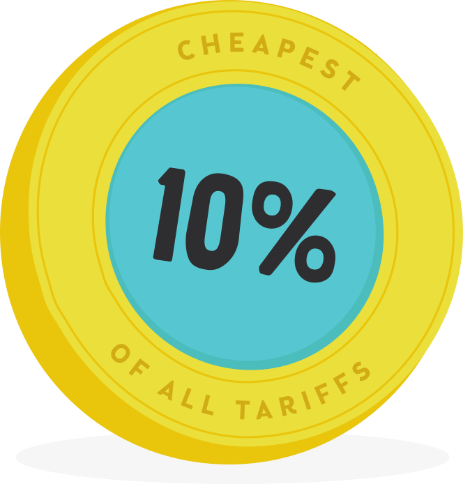 Cheapest 10 Percent - Circle Clipart (664x694), Png Download