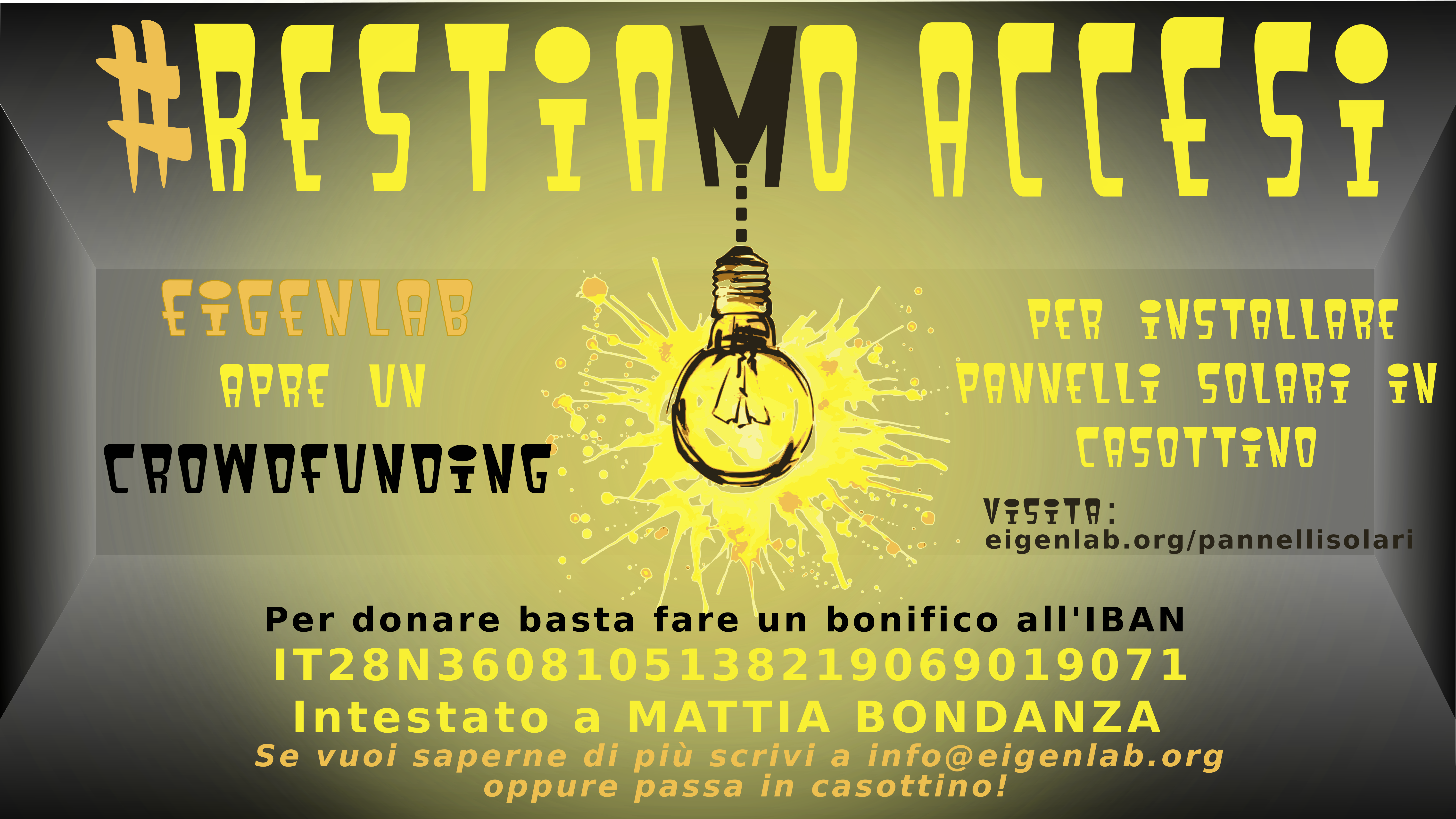 Eigenlab Lancia Un Crowdfunding - Flyer Clipart (6000x3375), Png Download