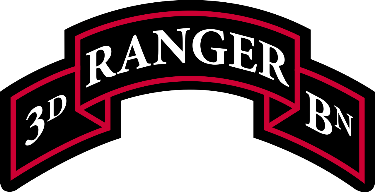 3 Ranger Battalion Shoulder Sleeve Insignia - 2nd Ranger Battalion Patch Clipart (1280x656), Png Download