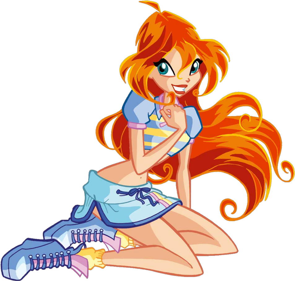 Bloom7 Bloom Cute Image By Pnatpb - Winx Club Bloom Normal Clipart (1024x958), Png Download