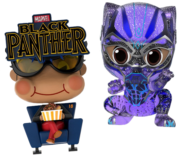 Black Panther - Cosbaby Black Panther Movbi Clipart (690x550), Png Download