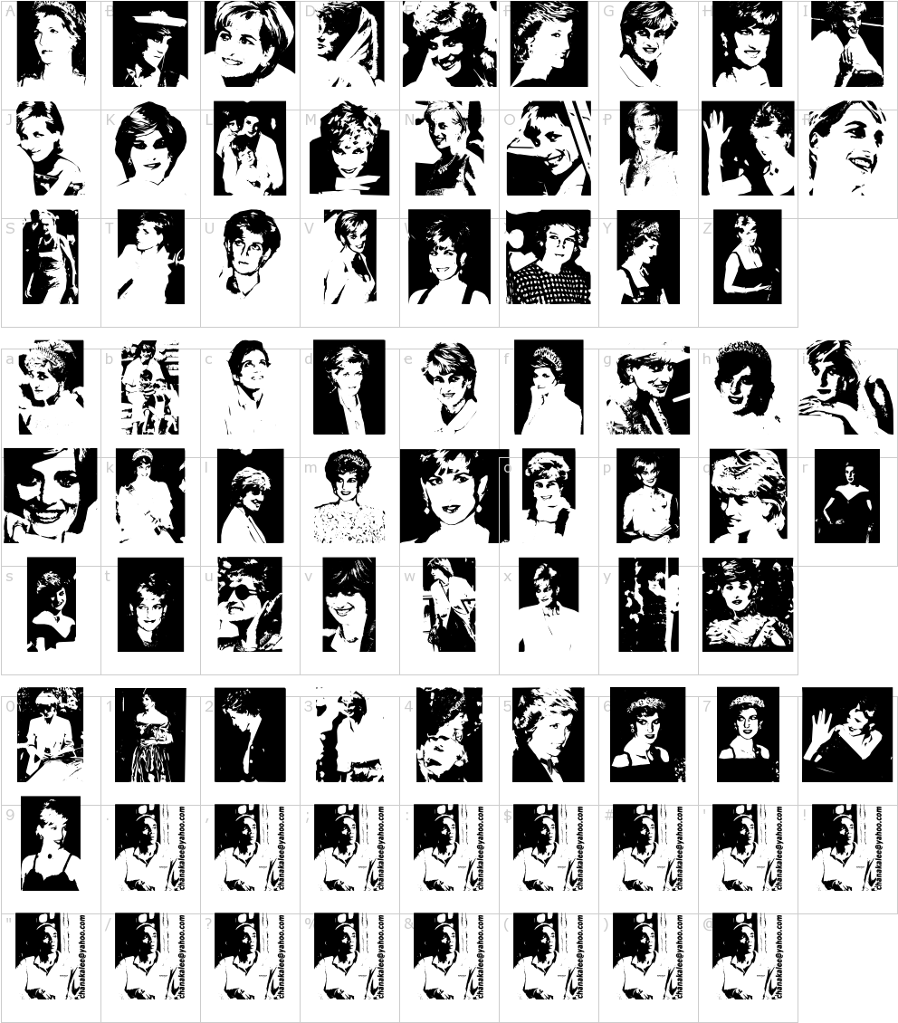 Diana The Princess Font Clipart (1000x1150), Png Download