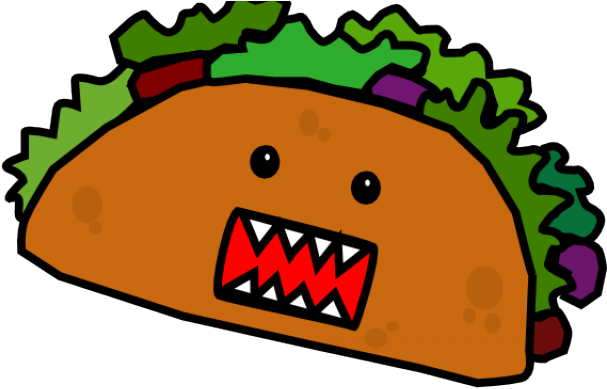 Taco Clipart Minecraft - Cartoon Taco - Png Download (640x480), Png Download