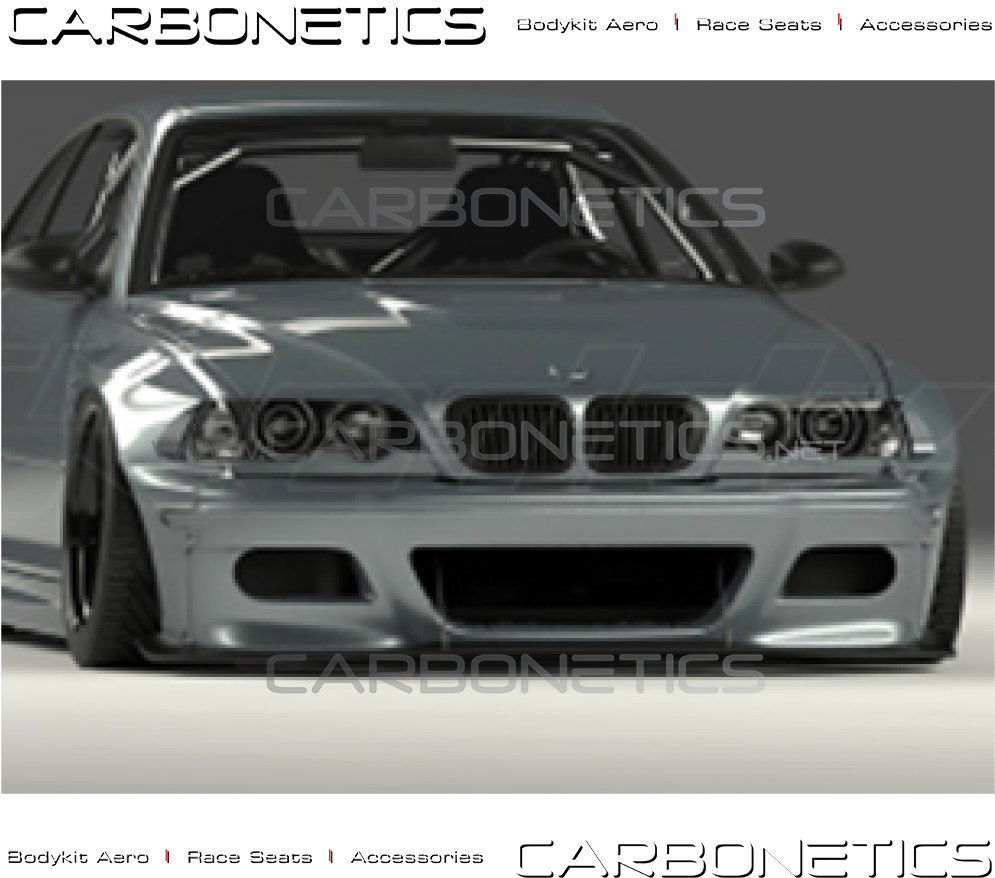 Bmw M3 E46 Rocket Bunny Clipart (1000x1000), Png Download