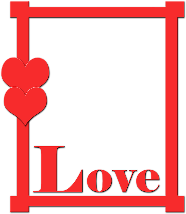 Marco, Amor, Novela, Corazón, Día De San Valentín - Marco De Foto De Amor Clipart (660x720), Png Download