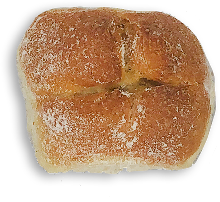 Parkerhouse - Hard Dough Bread Clipart (800x800), Png Download