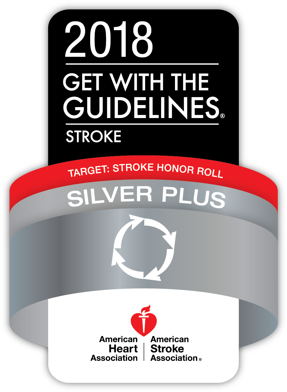 News - 2018 Get With The Guidelines Stroke Silver Plus Clipart (1200x1500), Png Download