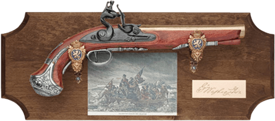 Price Match Policy - George Washington Flintlock Pistol Clipart (555x555), Png Download